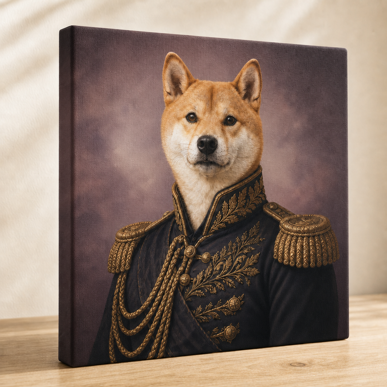 Custom General Pet Portrait Canvas From Photo